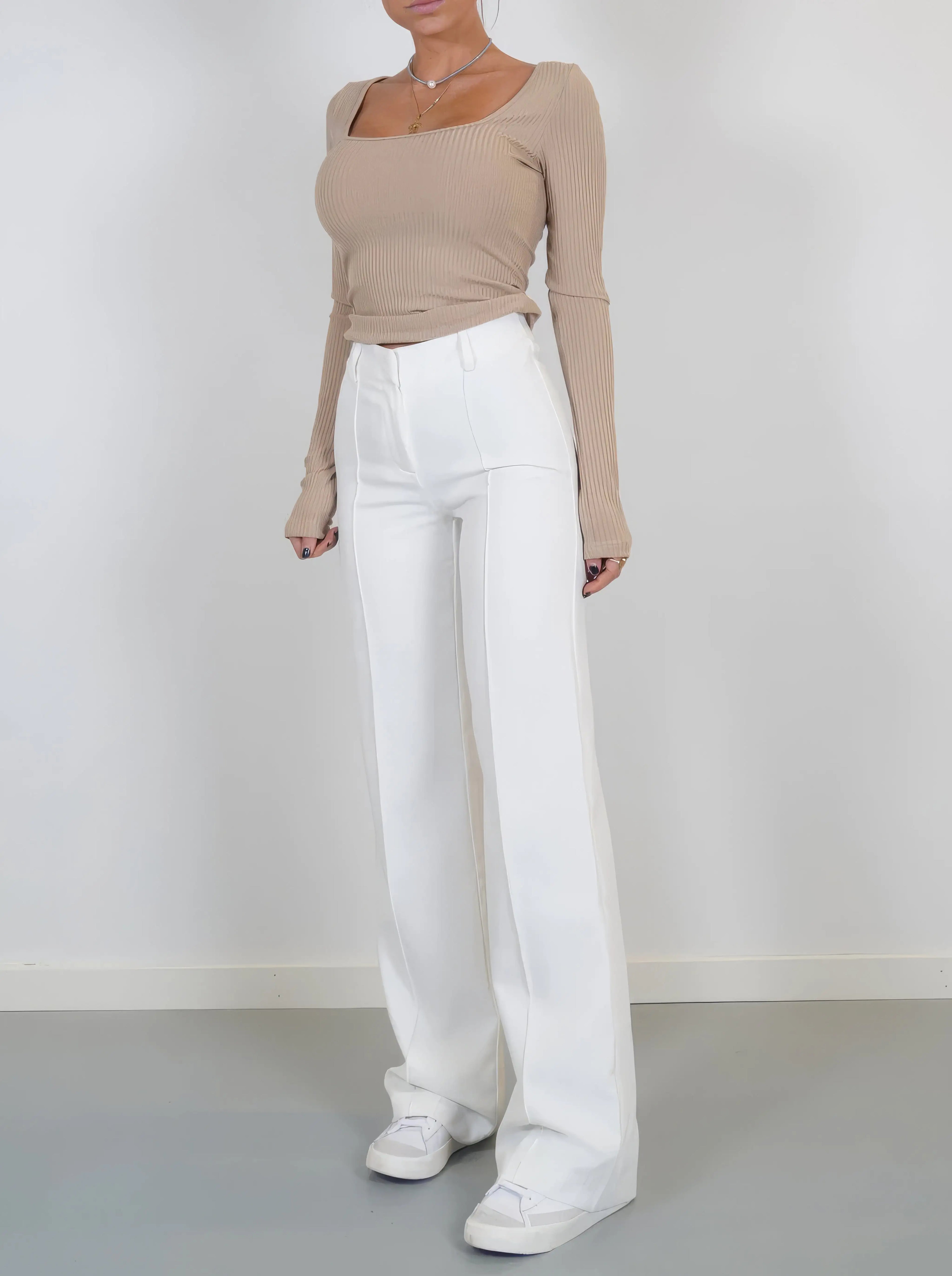 Wide Leg Broek