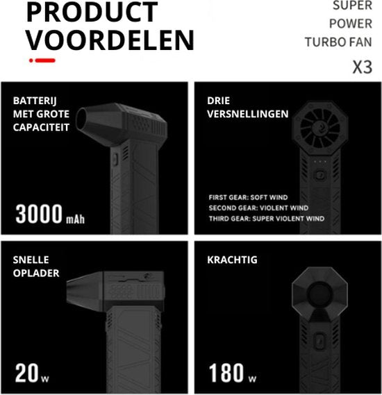Mini Turbo Jet Fan