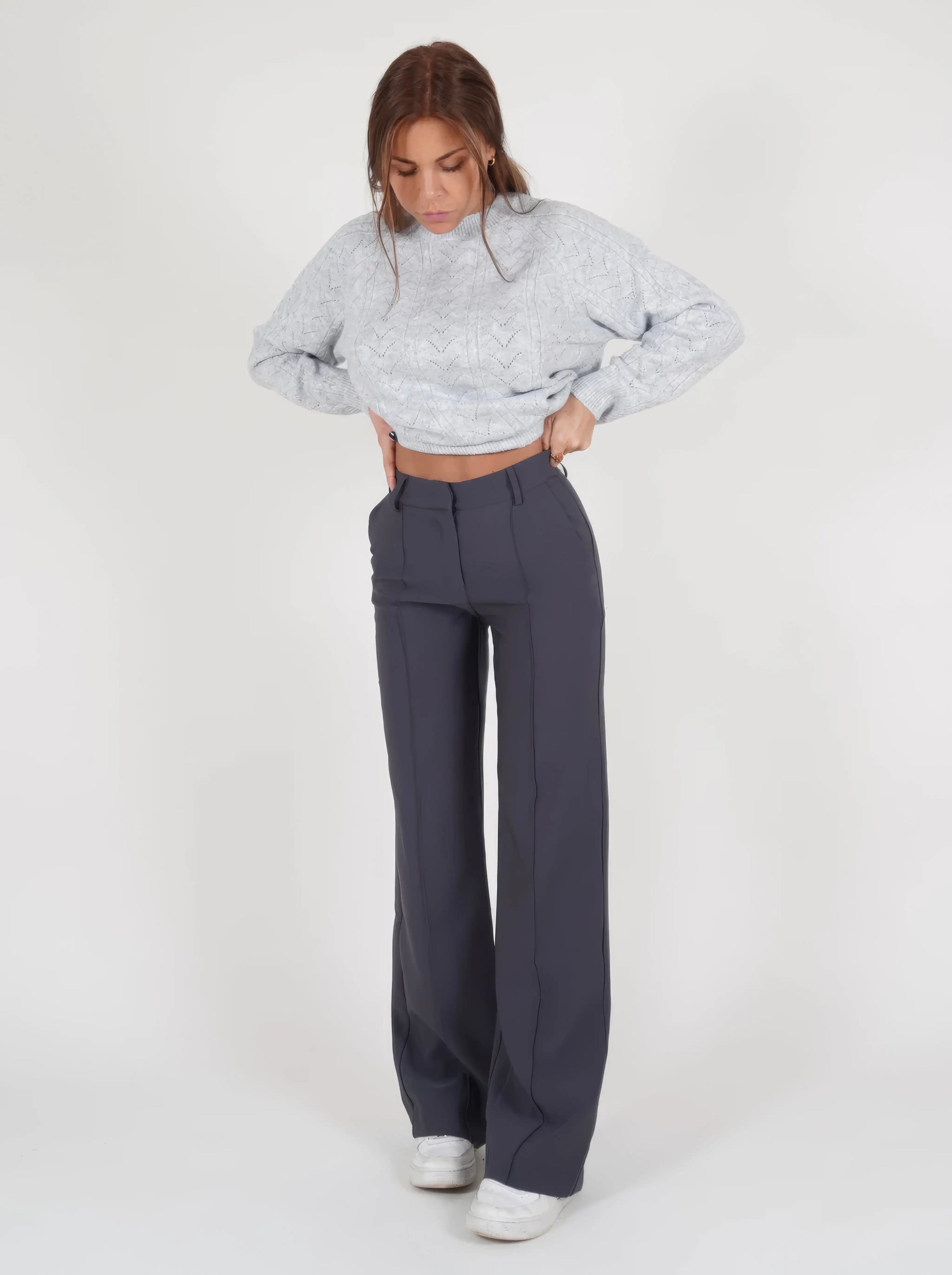 Wide Leg Broek