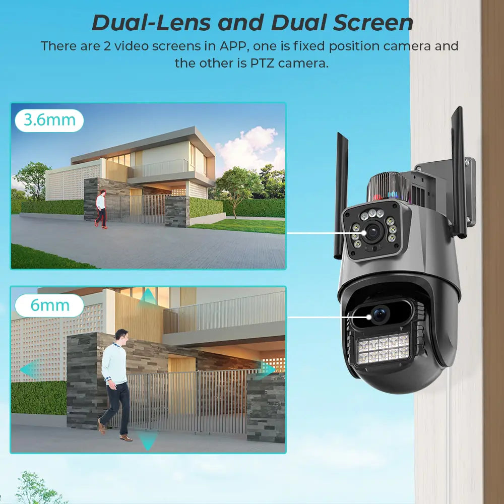 Wifi 4K HD Dual Lens Camera