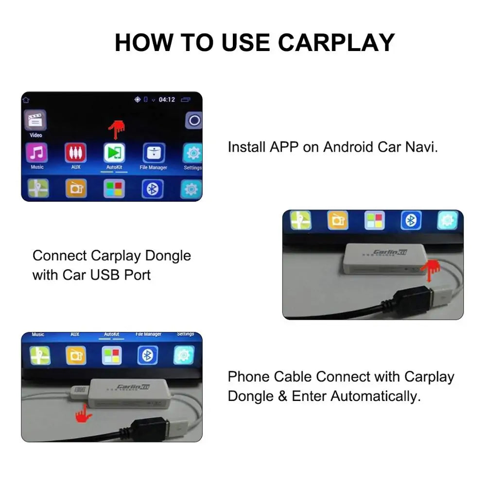 CarPlay Apple / Android Dongle
