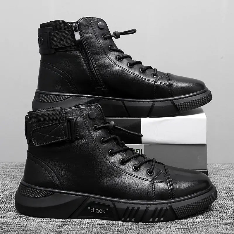 Amy Leather Boots