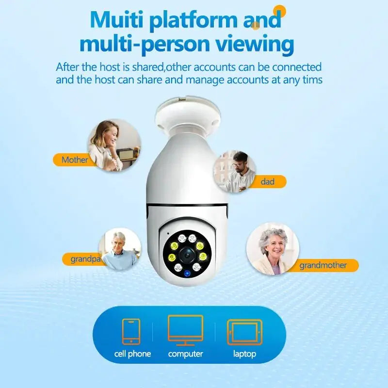Wifi 5G Lamp Camera