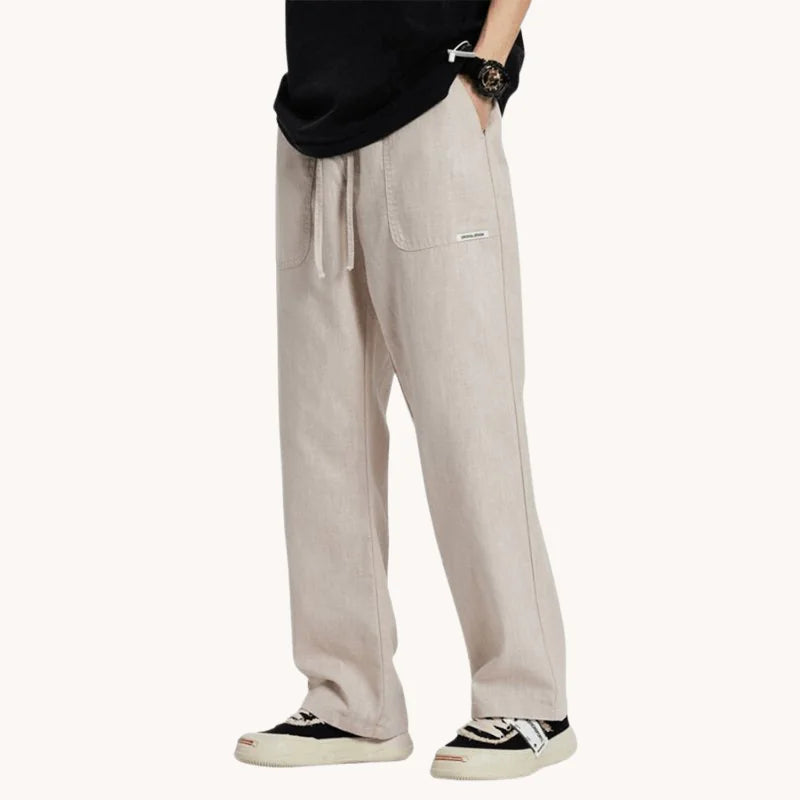 Sommerhose aus Leinen