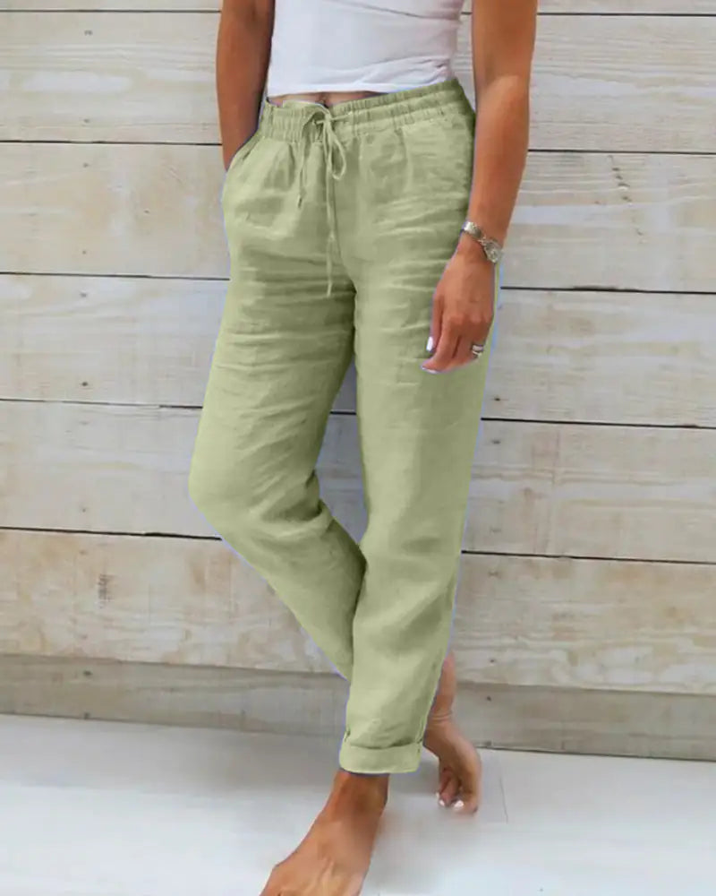 Elvita Linen Trousers