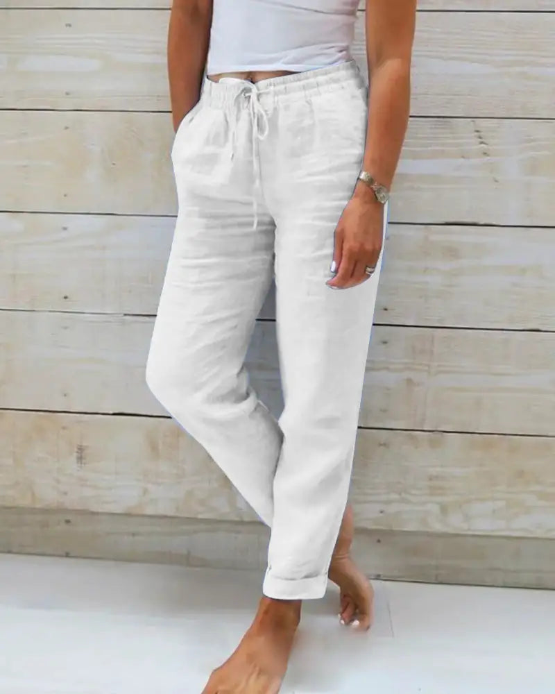 Elvita Linen Trousers