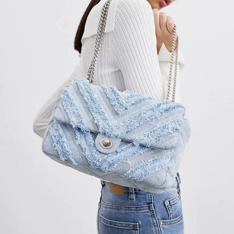 Jacinthe Denim Tas