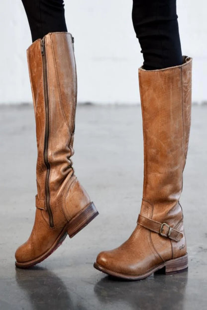 Donna Buckle Boots