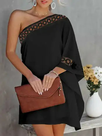 Mabelle One-Shoulder Jurk