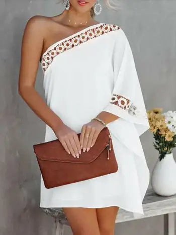 Mabelle One-Shoulder Jurk